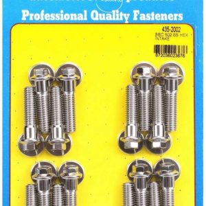 BBC S/S Intake Bolt Kit - 6pt. 502 ARP435-2002