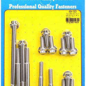 SBF S/S T/C & W/P Bolt Kit 12pt. ARP454-1503