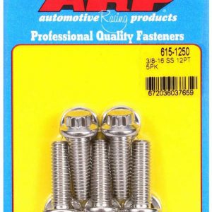 S/S Bolt Kit - 12pt. (5) 3/8-16 x 1.250 ARP615-1250