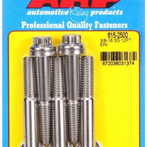 SS Bolt Kit - 12pt 5pk 3/8 x 2.500 ARP615-2500