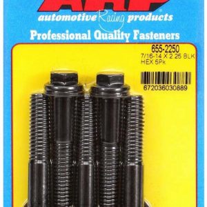 7/16-14 x 2.250 6pt Bolt Kit (5pk) ARP655-2250