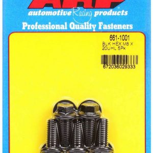 8mm x 1.25 x 20mm 6pt Bolt Kit 5pk ARP661-1001