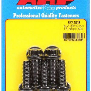 Bolt Kit 12pt 5pk 10mm x 1.50 x 30mm ARP672-1003