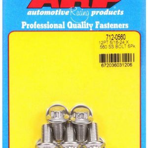 S/S Bolt Kit - 12pt. (5) 5/16-24 x .560 ARP712-0560