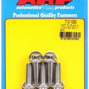 S/S Bolt Kit - 12pt. (5) 5/16-24 x 1.000 ARP712-1000