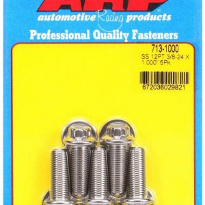 S/S Bolt Kit - 12pt. (5) 3/8-24 x 1.000 ARP713-1000