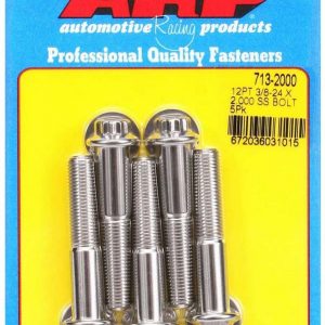 S/S Bolt Kit - 12pt. (5) 3/8-24 x 2.000 ARP713-2000