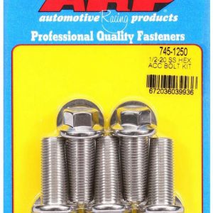 S/S Bolt Kit - 6pt. (5) 1/2-20 x 1.250 ARP745-1250