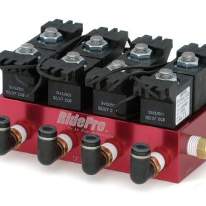 Air Valve Block RidePro 4-Way with 1/4in NPT ART31934001