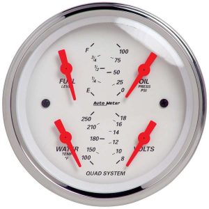 3-3/8in A/W Quad Gauge ATM1312