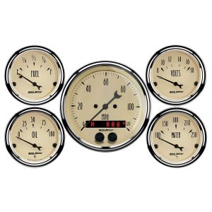 Antique Beige Gauge Kit w/GPS Speedo ATM1850
