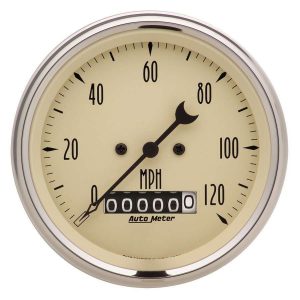 Gauge Speedo. 3 3/8in 12 0mph Elec. Prog. w/ Whee ATM1879