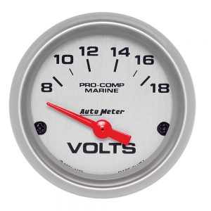 2-1/16 Ultra Lite Marine Voltmeter 8-18 Volts ATM200756-33