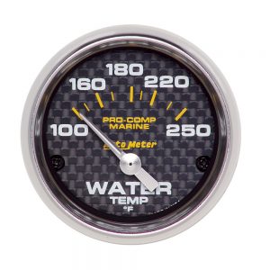 2-1/16 Water Temp Gauge 100-250F C/F Marine ATM200762-40