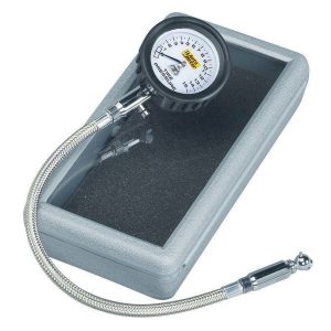Tire Pressure Gauge 0-15 PSI Analog w/Bleed Valve ATM2159