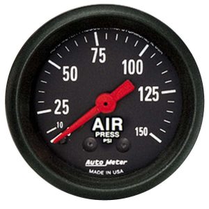 2-1/16in Z-Series Air Pressure Gauge 0-150psi ATM2620