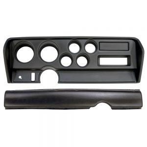 Direct Fit Gauge Panel Pontiac GTO 70-72 Black ATM2914