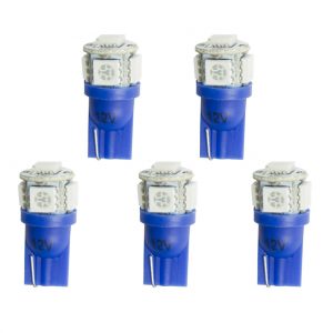 Replacement LED Bulbs T3 Wedge Blue (5pk) ATM3286-K
