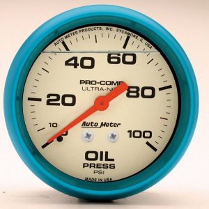 2-5/8 Ultra-Nite Oil Press. Gauge 0-100psi ATM4221