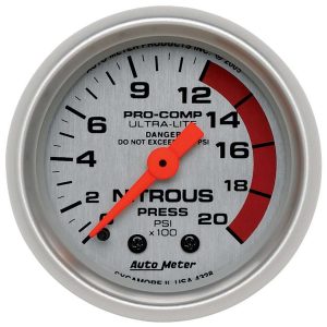 2-1/16in U/L NOS Pressure Gauge 0-2000psi ATM4328