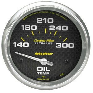 2-5/8in C/F Oil Temp. Gauge 140-300 ATM4848