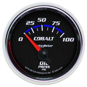 2-1/16in C/S Oil Pressure Gauge 0-100psi ATM6127
