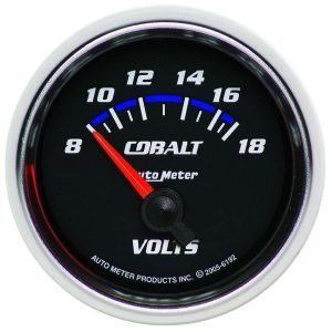 2-1/16in C/S Voltmeter Gauge 8-18 Volts ATM6192