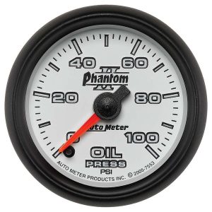 2-1/16in P/S II Oil Pressure Gauge 0-100psi ATM7553