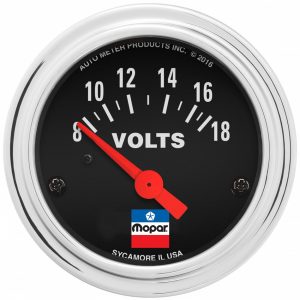 2-1/16 Voltmeter Gauge Mopar Logo Series ATM880788