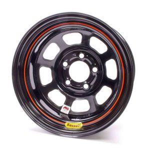 15x8 IMCA Wheel D-Hole Black 5x4.75 BAS58DC1I