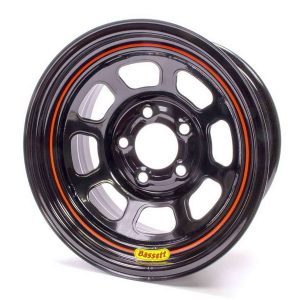 15x8 5x5 Black Spun BAS58S52