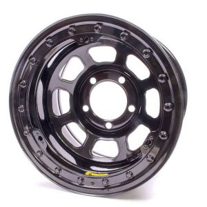 15 x 8.75 B/L Black 5x5 2in BS D-Hole BAS59D52LK