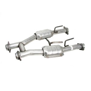 High Flow Mid-Pipes w/ Cats - 79-93 Mustang BBK1509