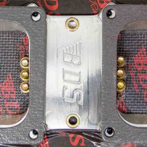 671-871 Dual 4500 Billet Carb. Adapter Kit - Pol. BDSCA-9027