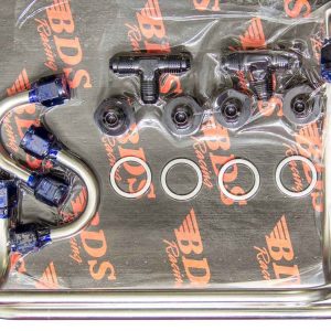 Dual Carb Fuel Line Kit Double Pump - Side Mnt. BDSPL-9712