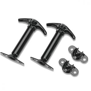 Hood Latch Kit 42-95 Jeep Boxed Black BES51294-01