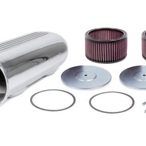 Dual Carb Blower Scoop Kit - Polished BLS5510