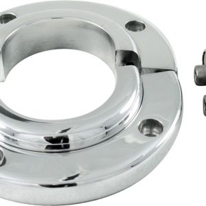 Split Swivel Floor Mount For 2in Column Polished BRG909008