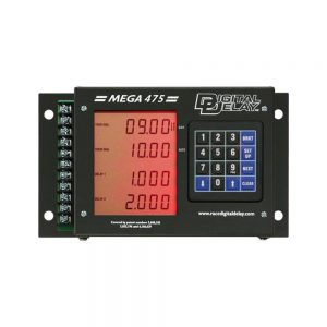 MEGA 475 Delay Box wo/ Dial Board - Black/Red BRPDDI-1095-BR