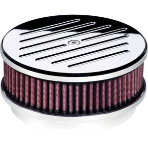 Round 6-3/8in Air Cleaner Ball Milled BSP15120