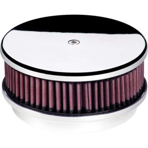 Air Cleaner 6-3/8in Round Polished BSP15129