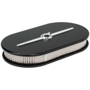Oval Air Cleaner Large Streamline Black BSP15424