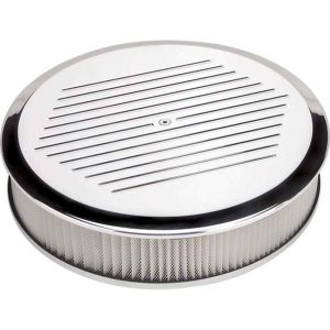 Air Cleaner 14in Round Ball Milled Polished BSP15820