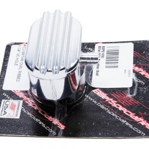 Billet PCV Breather Oval Ribbed 1-1/4in VC Hole BSP21950