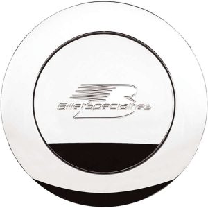 Polished Horn Button Lg. Billet Logo BSP32625