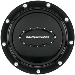 Horn Button Riveted Black Anodized BSP32719