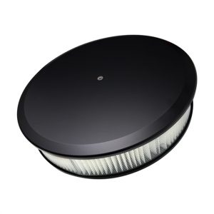 Air Cleaner 14in Round Plain Black BSPBLK15829