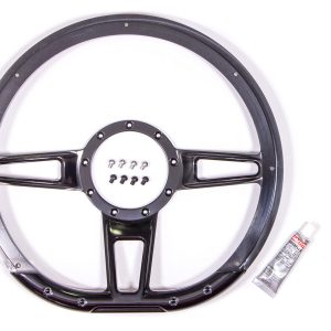 Steering Wheel Formula D-Shaped 14in Black BSPBLK29409