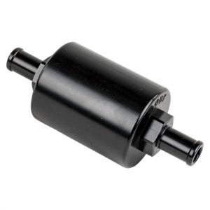 In Line Fuel Filter 3/8 in Barbed Black BSPBLK42130