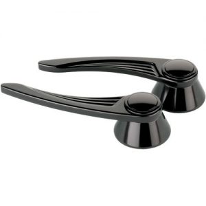 Black Door Handles Ball Milled GM/Ford 49-Up BSPBLK45525